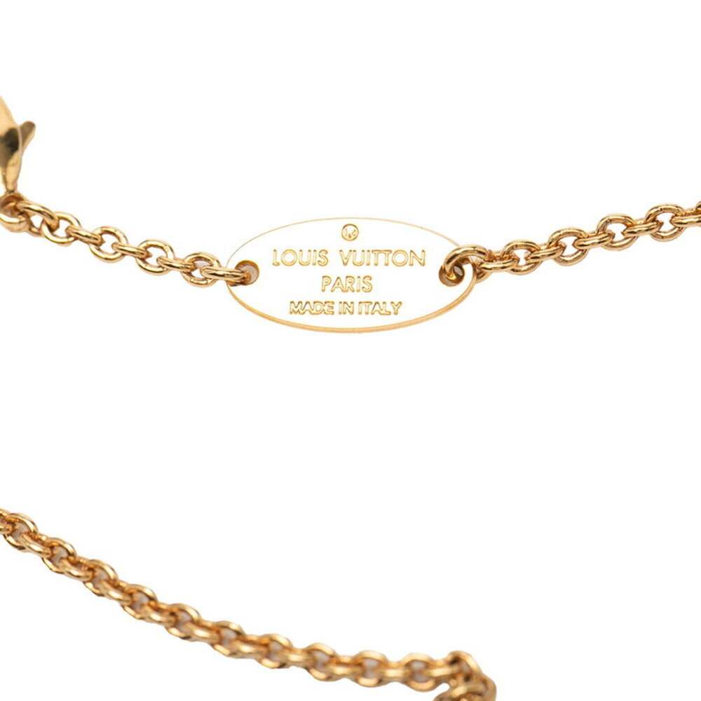 LOUIS VUITTON Gold Necklace - Picture 5 of 7